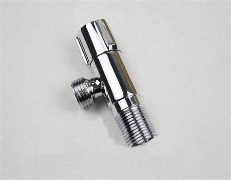 Luxury Faucet Replacement Parts 1 2 X 1 2 Chrome Brass Bathroom Angle Valve Filling Triangle