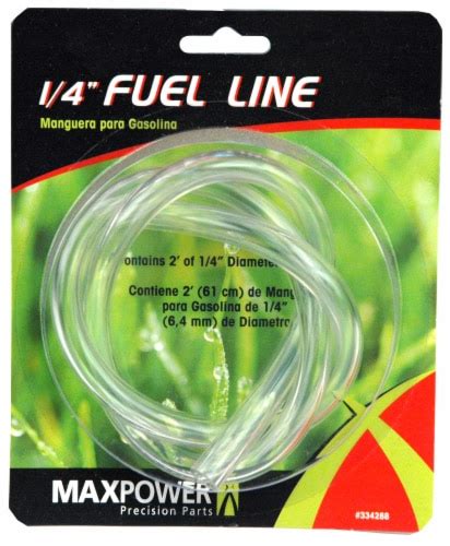 Maxpower Precision Parts Motor Fuel Line Clear In X Ft