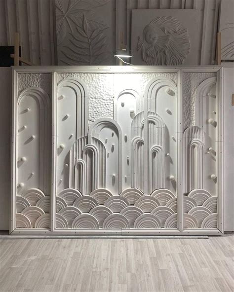 Фонтаны. Ар-деко | Stone wall art, Wall decor design, Wall panel design