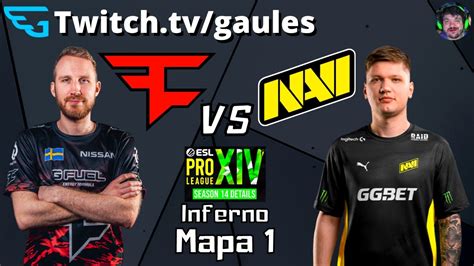 Navi Vs Faze Inferno Mapa Md Esl Pro League S Transmiss O