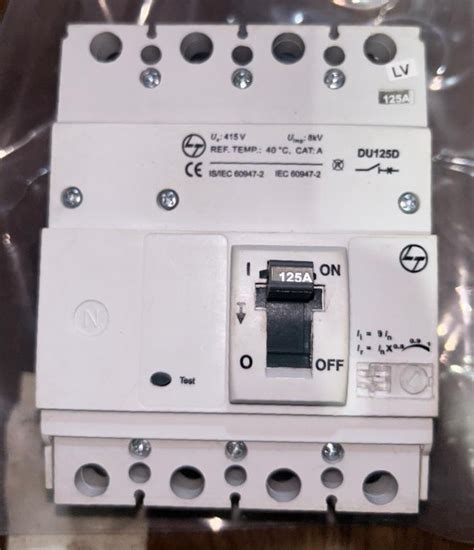 L T Mccb Du125D At 3500 L T Molded Case Circuit Breaker In Mumbai