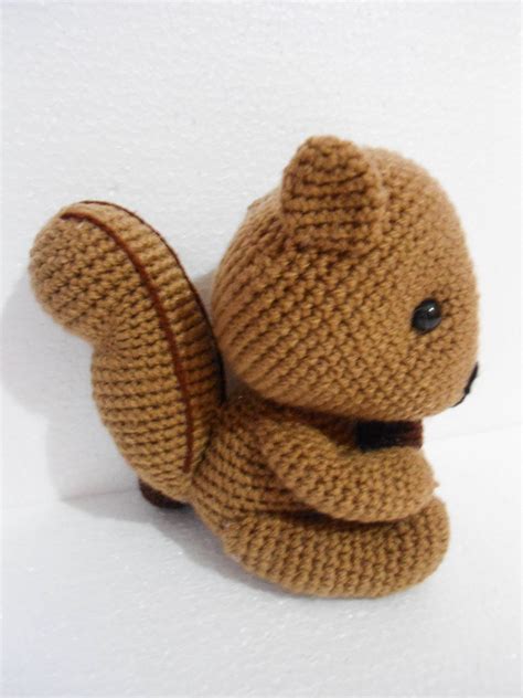 Amigurumi Esquilo Squirrel Gurumi Elo Produtos Especiais