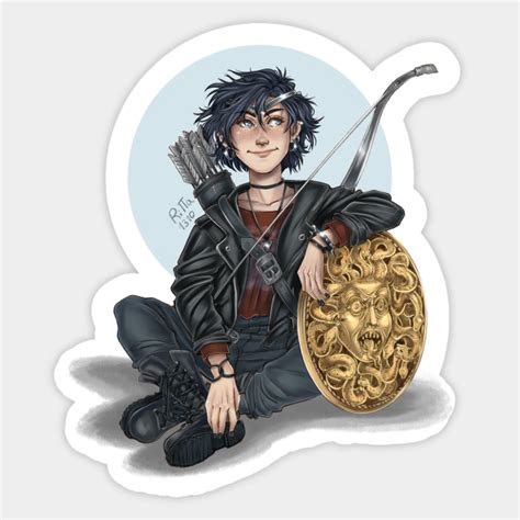 Thalia Grace Percy Jackson Sticker Teepublic