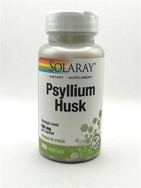 Solaray Psyllium Husk Capsules G W Herbs