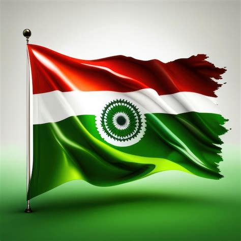 Premium AI Image | National flag of India Indian Independence Day