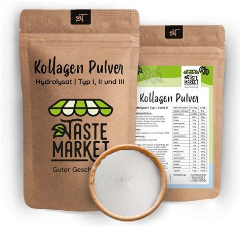 2 x 100 g Kollagen Pulver Collagen Hydrolysat ohne Zusätze