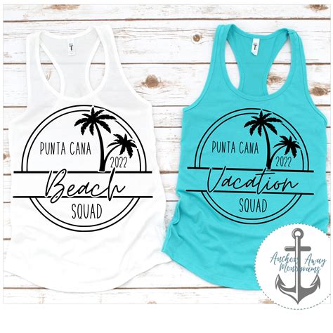 Punta Cana Vacation Squad Svg Beach Squad Svg Png Files L Etsy In