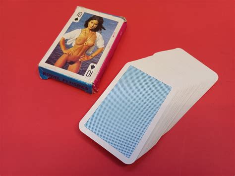 Vintage Nude Playing Cards Sweet Topless From 1990 S Etsy