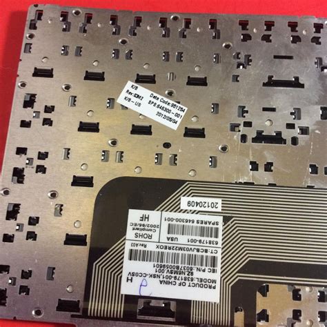 HP ProBook 4530s 4535s Genuine Laptop US Keyboard 646300 001 638179 001