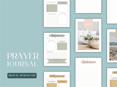 Prayer Journal Prayer Journal Printable Prayer Journal for - Etsy