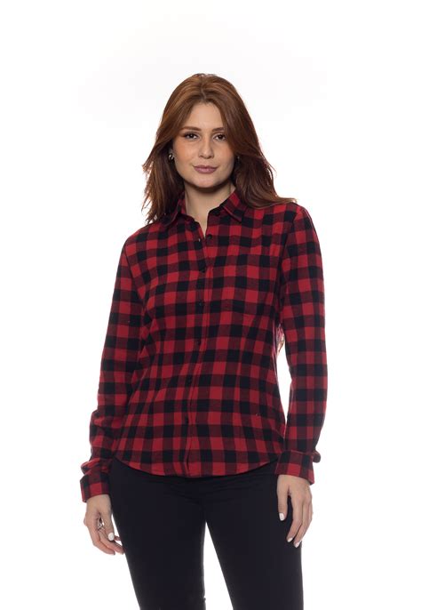 Camisa Feminina Xadrez Flanelada Manga Longa Crocker 49109