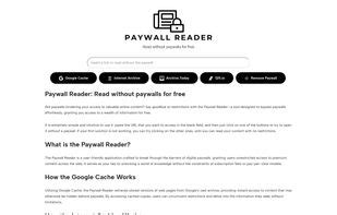 Paywall Reader Read Without Paywalls For Free AlternativeTo