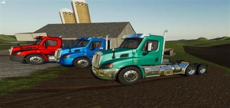 FS19 Freightliner Cascadia Day Cab V1 Farming Simulator 19 Mods