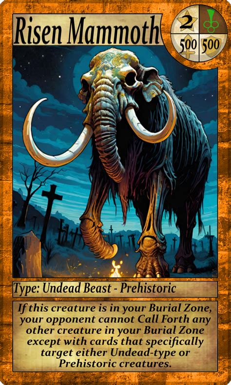 Os Risen Mammoth Card By Amanacer Fiend0 On Deviantart