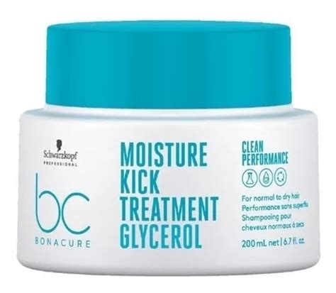 Máscara Moisture Kick Glycerol Bc Clean Schwarzkopf 200ml Frete grátis