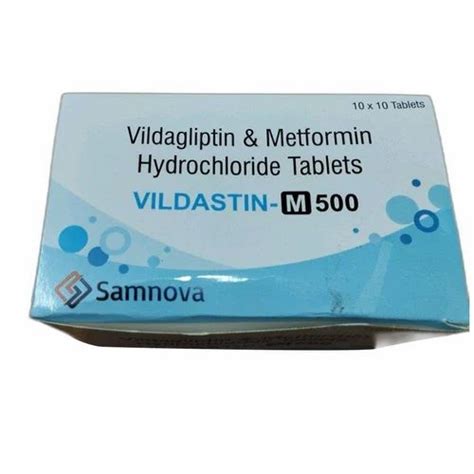 Vildagliptin Metformin Hydrochloride Tablets 500 Mg At Rs 210 Box In Indore