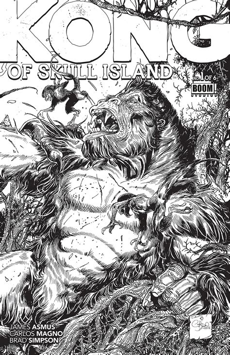 May168143 Kong Of Skull Island 1 Of 6 Foc Incv Coloring Var Previews World