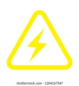 Electrical Hazard Electrical Warning Sign Stock Vector (Royalty Free ...