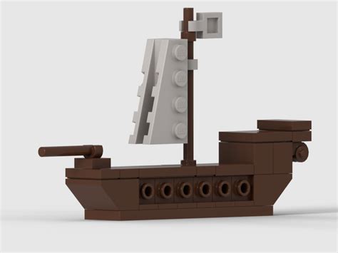 Lego Moc Pirate Ship By Everett123 Rebrickable Build With Lego