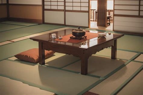 Premium Photo Traditional Japanese Tea Room Tatami Mats Zen