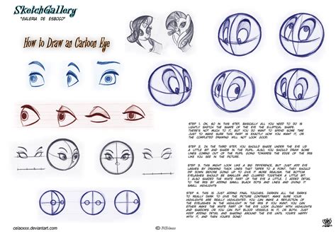 How To Draw Cartoon Eye By Celaoxxx On Deviantart