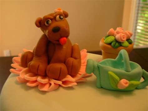 Birthday Cake With Fondant Sculptures