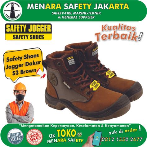 Jual Safety Shoes Jogger Dakar S Brown Sepatu Safety Jogger Dakar S