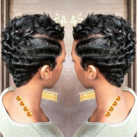 Long Hair Finger Wave Hairstyles