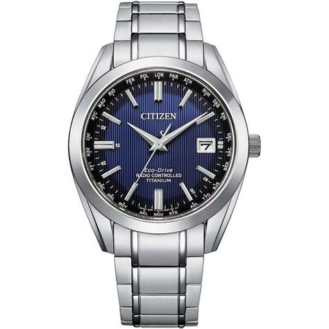 Citizen CB5930 82L Chrono Field Radiocontrollato Titanio Blu