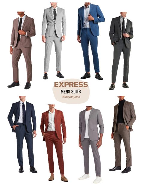 Express Mens Suits For Date Night, Event or Work Wear - HeyitsYash