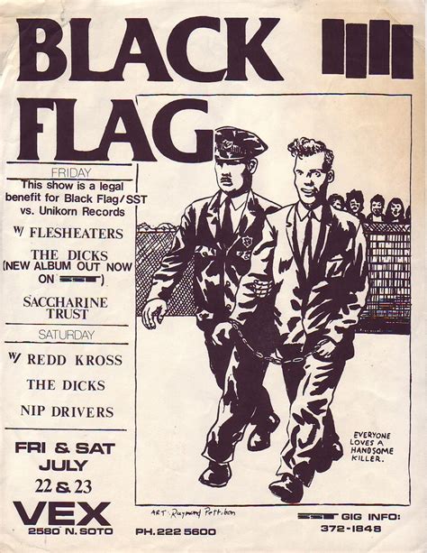 Raymond Pettibon – The Art of Black Flag (1980s) – AMERICAN SUBURB X