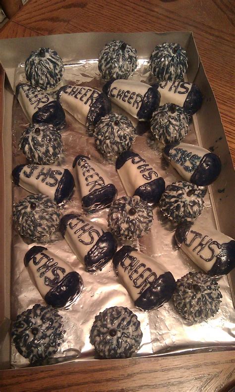 Pom Poms And Megaphones Cheer Banquet Cake Balls Cake