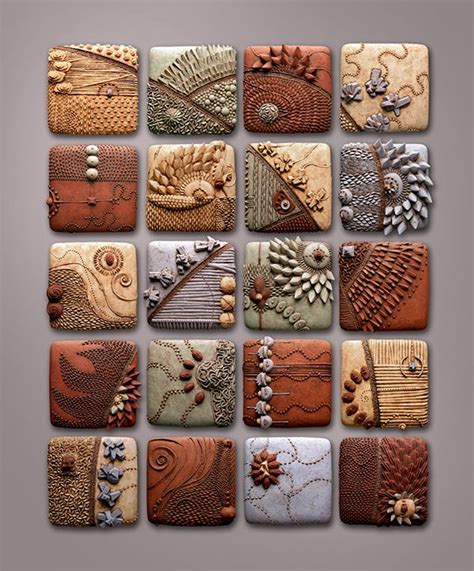 A Ceramic Bas Relief Wall Sculpture Comprised Of 20 Panelschris Gryder