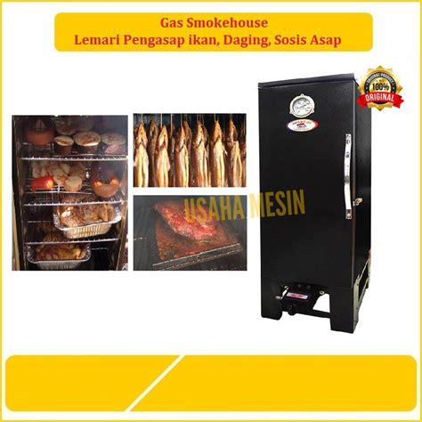 Jual Gas Smokehouse Mesin Pengasap Ikan Sosis Daging Asap Shopee