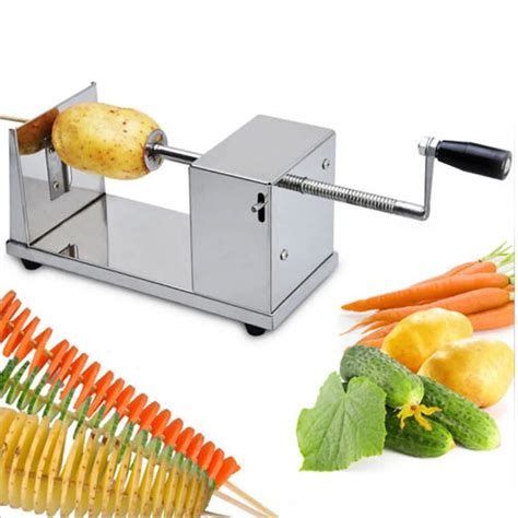 Top Stainless Steel Spiral Potato Cutter Tornado Potato Machine Spiral