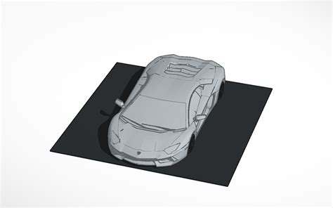 3D design Lamborghini Aventador | Tinkercad