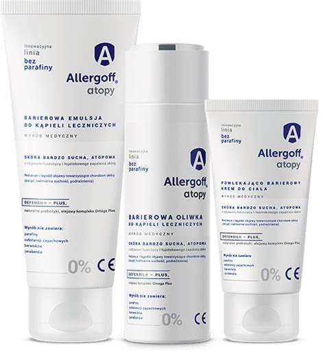 Allergoff Atopy Linia Produkt W Do Piel Gnacji Sk Ry Allergoff