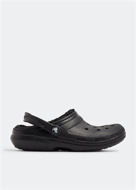 Crocs Classic lined clogs for Men - Black in KSA | Level Shoes