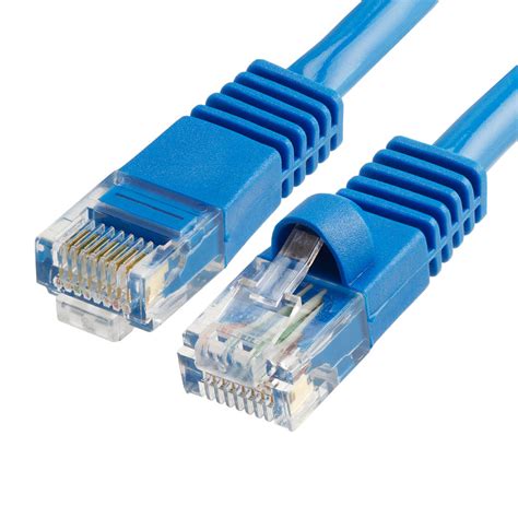 3ft Cat5e Ethernet Cable Blue Utp 350 Mhz 1gbps Rj45 Lan Network Patch Cable