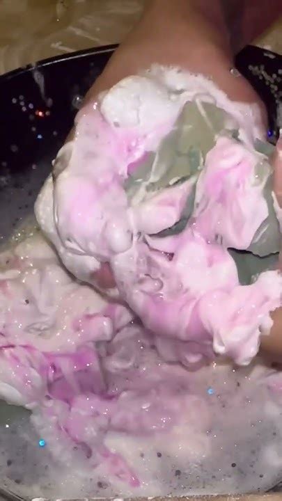 Dry Floral Foam Suds Shaving Cream 🌱💕💧 🫧 Soapy Messy Crush 😻asmr