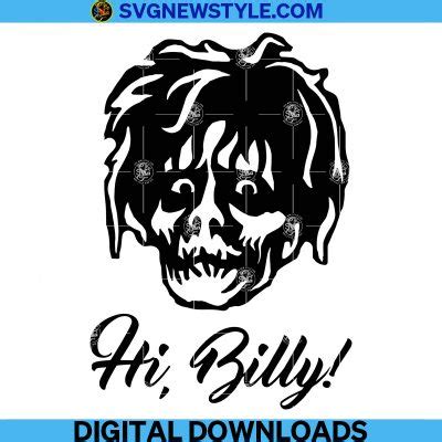 Hi Billy Svg Billy Butcherson Svg Png Dxf Eps Cricut File