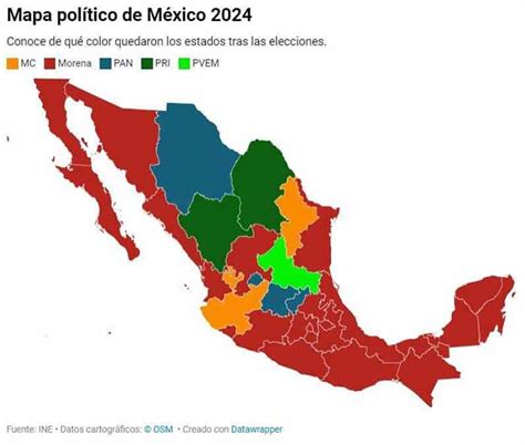 As Queda El Mapa Pol Tico De M Xico Tras La Elecci N Peri Dico El Orbe