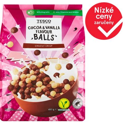 Tesco Cocoa And Vanilla Flavour Balls 450g Tesco Groceries