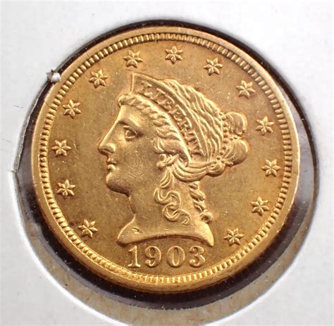 Lot - U.S. $2-1/2 DOLLAR GOLD COIN