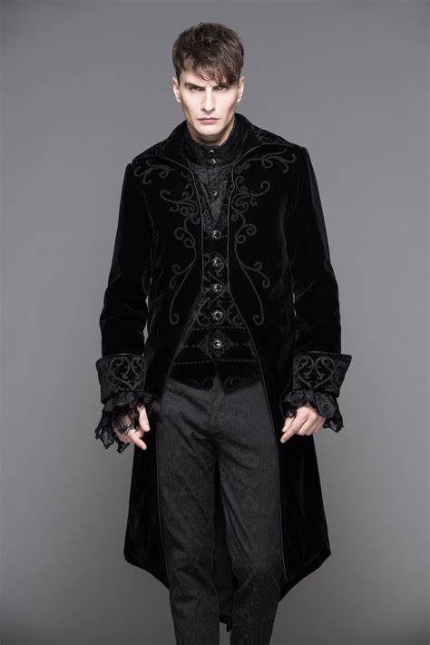 Velvet Tailcoat Jacket Black Burgundy Victorian Groom Tux Etsy