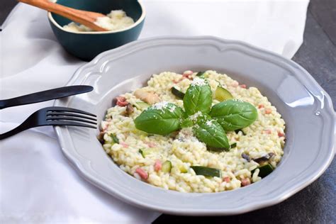 Risotto Met Courgette En Spekjes Gabriella Van Rosmalen