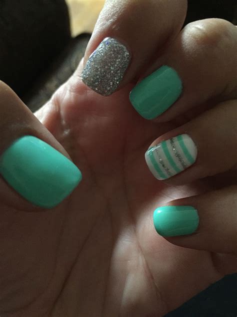 Hvordan Legge Gelenegler Beste Bilder Nail Ideas Mint Nails Gel