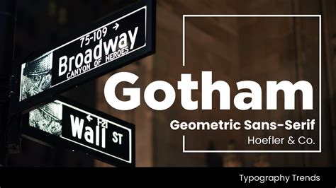 Gotham Font | Font & Swatch