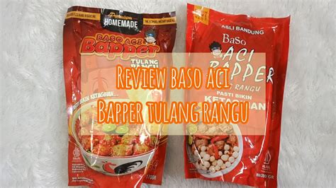 Review Baso Aci Bapper Tulang Rangu Baso Aci Bapperr Sambel Mercon