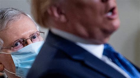 Trump Lashes Out Against Mcconnell Calls Him A Political Hack